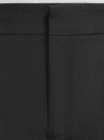 Бермуды классические со стрелками oodji для женщины (черный), 11803002/18600/2900N