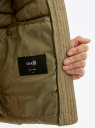 Куртка стеганая с капюшоном oodji для Женщины (зеленый), 18303016/50223/6602N