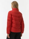 Куртка стеганая с воротником-стойкой oodji для Женщины (красный) Куртка стеганая с воротником-стойкой oodji для Женщины (красный), 10203133/33445/4500N