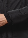 Парка стеганая с накладными карманами oodji для Мужчины (черный), 1L412026M/44449N/2900N