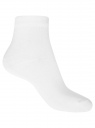 Комплект укороченных носков (6 пар) oodji для женщины (белый), 57102418T6/47469/1000N