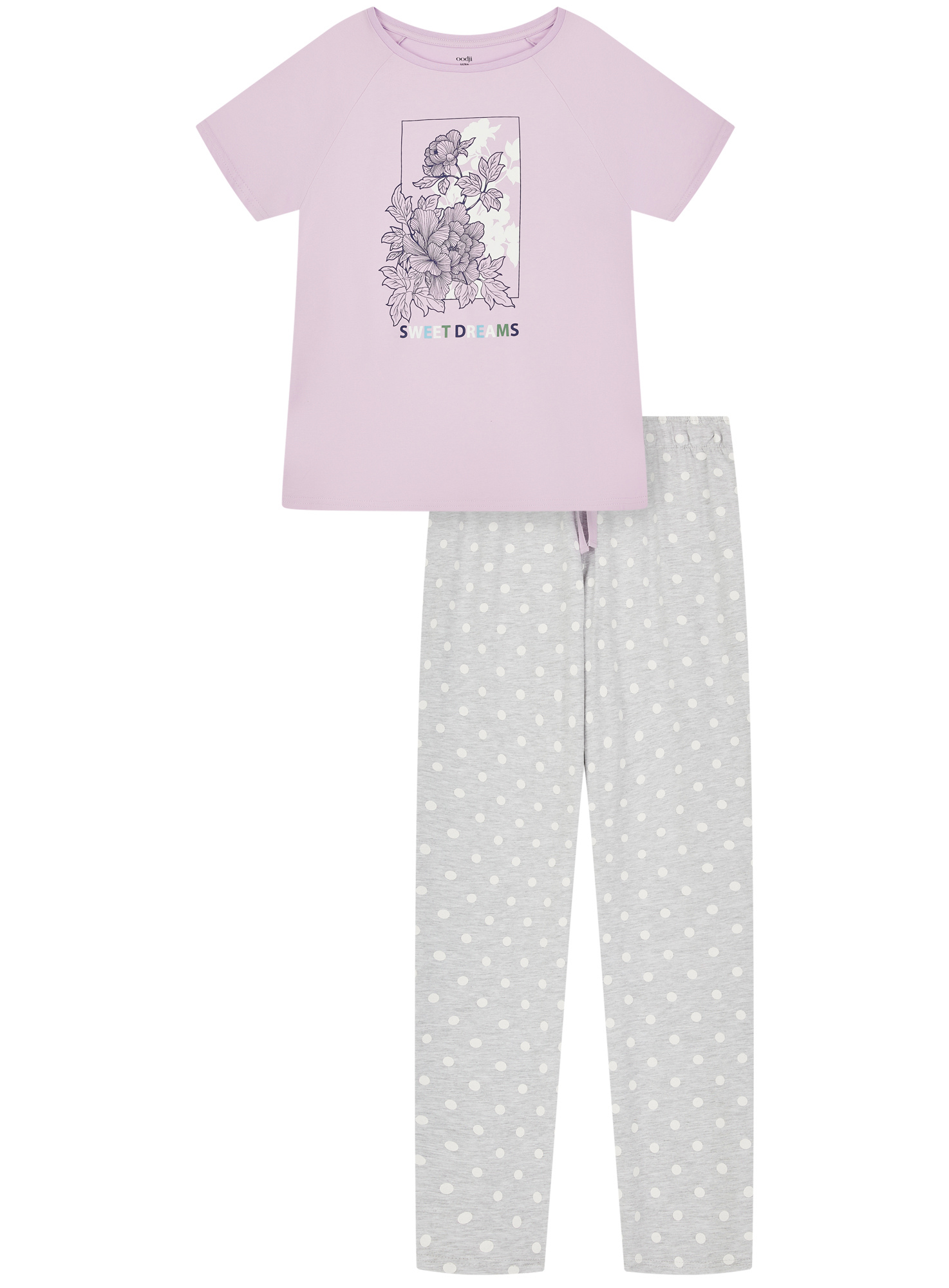 oodji Пижама из хлопка с брюками