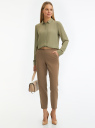 Блузка базовая из струящейся ткани oodji для Женщины (зеленый) Блузка базовая из струящейся ткани oodji для Женщины (зеленый), 11400368-9B/36215/6602N