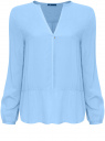 Блузка oodji для женщины (синий), 21411075/24681/7000N