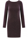 Платье обтягивающее из блестящей ткани oodji для Женщины (фиолетовый), 14000165-1/46124/8891X