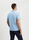 Поло базовое из мерсеризованной ткани oodji для Мужчины (синий), 5L422024I/52669/7000N