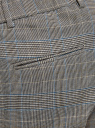 Брюки зауженные на эластичном поясе oodji для женщины (серый), 11703091-5/46961/2912O