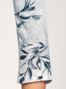 Платье миди из вискозы oodji для Женщины (серый), 14011061/49988/2375F