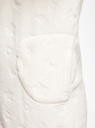 Платье домашнее с капюшоном oodji для женщины (белый), 59801004-2/38319/1200O