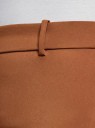 Брюки облегающие на эластичном поясе oodji для женщины (коричневый), 11706196B/42250/3700N