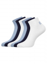 Комплект укороченных носков (6 пар) oodji для женщины (разноцветный), 57102418T6/47469/19T3P