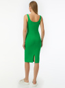 Платье-майка трикотажное oodji для Женщины (зеленый), 14015007-2B/47420/6A00N