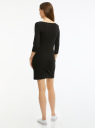 Платье трикотажное базовое oodji для Женщины (черный), 14001071-2B/47420/2900N