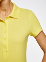 Поло из ткани пике (комплект из 2 штук) oodji для Женщина (желтый), 19301001T2/46161/5100N