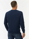 Свитшот фактурный с круглым вырезом oodji для Мужчины (синий) Свитшот фактурный с круглым вырезом oodji для Мужчины (синий), 5B113004M-2/49022N/7900N
