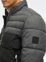 Куртка стеганая на молнии oodji для Мужчины (разноцветный), 1L111057M/51304/2529B