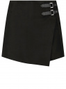 Юбка-шорты из искусственной замши oodji для Женщина (черный), 18M01013/47301/2900N