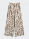 Брюки широкие из вискозы oodji для Женщины (бежевый), 13F09007/50825/3333A