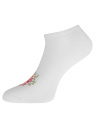 Комплект укороченных носков (6 пар) oodji для женщины (разноцветный), 57102433T6/47469/43