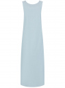 Сарафан из смесового льна oodji для Женщины (синий), 22C01003-2/51708/7001M