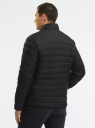 Куртка стеганая на молнии oodji для мужчины (черный), 1B121001M/33445/2900N