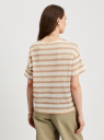 Футболка в полоску с люрексом oodji для Женщины (розовый), 14701134-1/53063/5412O