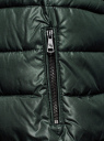 Куртка стеганая с отстегивающимся искусственным мехом на воротнике oodji для Женщина (зеленый), 20204041-4/24176/6E00N
