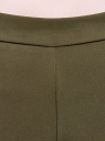Брюки облегающие на эластичном поясе oodji для женщины (зеленый), 11706196B/42250/6800N