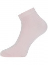 Комплект из трех пар укороченных носков oodji для женщины (розовый), 57102418T3/47469/4025N