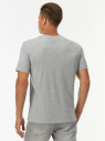 Футболка хлопковая oodji для Мужчины (серый) Футболка хлопковая oodji для Мужчины (серый), 5B621002M-4/47885N/2000M