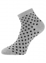 Комплект укороченных носков (6 пар) oodji для Женщины (разноцветный), 57102418T6/47469/74