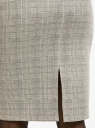 Юбка-карандаш из искусственной замши oodji для Женщины (бежевый), 18H01017/47301/3325C