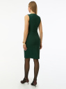 Платье облегающего силуэта с потайной молнией oodji для Женщины (зеленый) Платье облегающего силуэта с потайной молнией oodji для Женщины (зеленый), 12C02007B/42250/6901N
