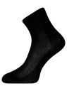 Комплект из трех пар хлопковых носков oodji для женщины (черный), 57102809T3/48022/3