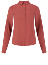 Блузка базовая из вискозы oodji для Женщины (красный), 11411136B/26346/4901N
