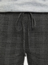 Брюки зауженные на завязках oodji для женщины (разноцветный), 11709038/48716/2923C