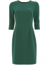 Платье женское oodji для женщины (зеленый), 21900331/43629/6900N