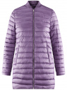 Куртка стеганая удлиненная oodji для Женщина (фиолетовый), 10204067-2/49813/8029N