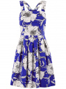 Платье oodji для женщины (синий), 21900325-1/42847/7510F