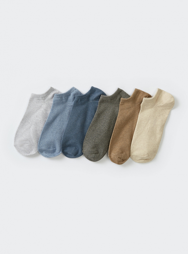 Комплект носков (6 пар) oodji для Мужчины (разноцветный), 7B261000T6/47469/20