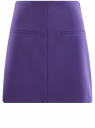 Юбка-трапеция с декоративными карманами oodji для Женщины (фиолетовый), 11600427-1B/42250/7500N