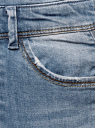 Комбинезон джинсовый с нагрудным карманом oodji для женщины (синий), 13108004/45379/7500W