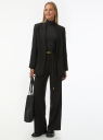 Брюки широкие с завышенной талией oodji для Женщины (черный) Брюки широкие с завышенной талией oodji для Женщины (черный), 21704172/18600/2900N