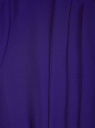Платье из струящейся ткани с ремнем oodji для женщины (синий), 21913017/17358/7500N
