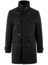 Пальто с потайным карманом для капюшона oodji для Мужчины (черный), 1L314008M/44412/2900N