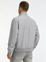 Куртка-бомбер на молнии oodji для Мужчины (серый), 1L511080M/49923N/2300N