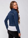 Куртка джинсовая базовая oodji для Женщины (синий), 11109030/46734/7900W
