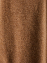 Джемпер шерстяной с коротким рукавом oodji для Женщины (коричневый), 73812663/52035/3701M
