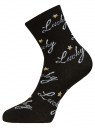 Комплект носков (3 пары) oodji для Женщины (черный), 57102466T3/47469/95