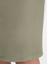 Юбка-карандаш из искусственной замши oodji для Женщина (зеленый), 18H01017/47301/6600N